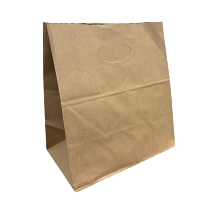 Small Brown Die Cut Bag (11 x 6 x 11.5 in) (500pc)
