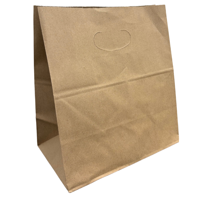 Medium Brown Die Cut Bag (12 x 7 x 13 in)(300pc)
