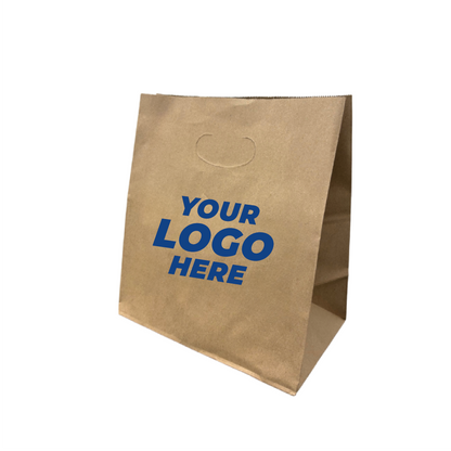 Small Brown Die Cut Bag (11 x 6 x 11.5 in) (500pc)